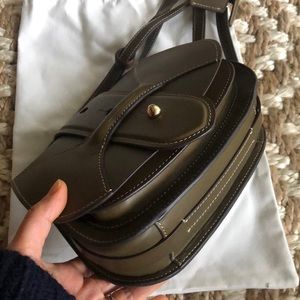 NWT Dooney and Bourke Olive Leather Handbag Rare